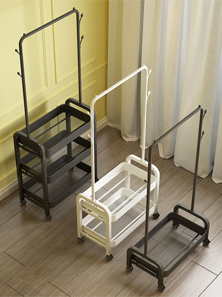 zqIntegrated Coat Rack Floor Mobile Hanger Rack Bedroom Living Room Simple Storage Household Hangers
zqIntegrated Coat Rack Floor Mobile Hanger Rack Bedroom Living Room Simple Storage Household Hangers