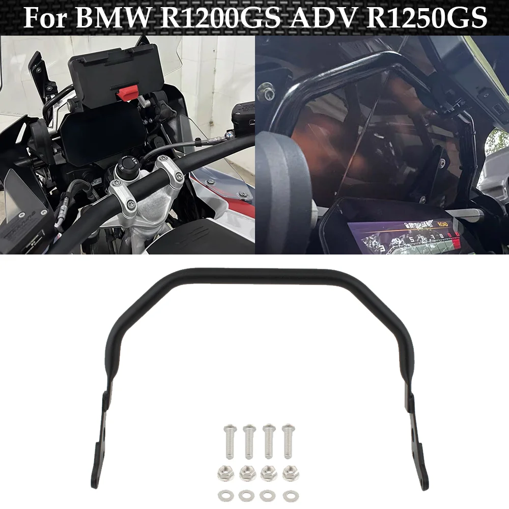 Motorcycle GPS Navigation Bracket for BMW R1200GS R1250GS ADV R1200GS R1250GS Front Bar Phone Holder Mount Stand Support