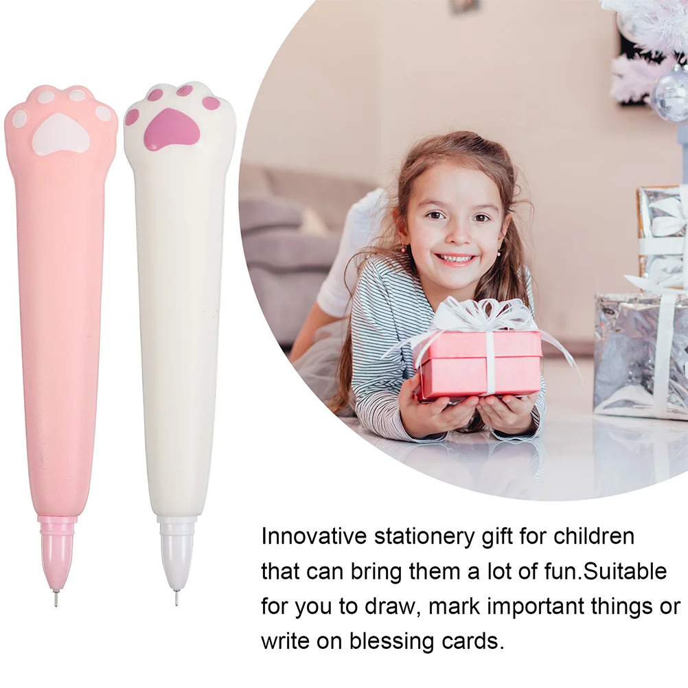 4 Pcs Stress Pen Student Squeeze Students Writing School Gel Reliever Neutral Pens Plastic Decompression Stationery Cat Paw
4 Pcs Stress Pen Student Squeeze Students Writing School Gel Reliever Neutral Pens Plastic Decompression Stationery Cat Paw