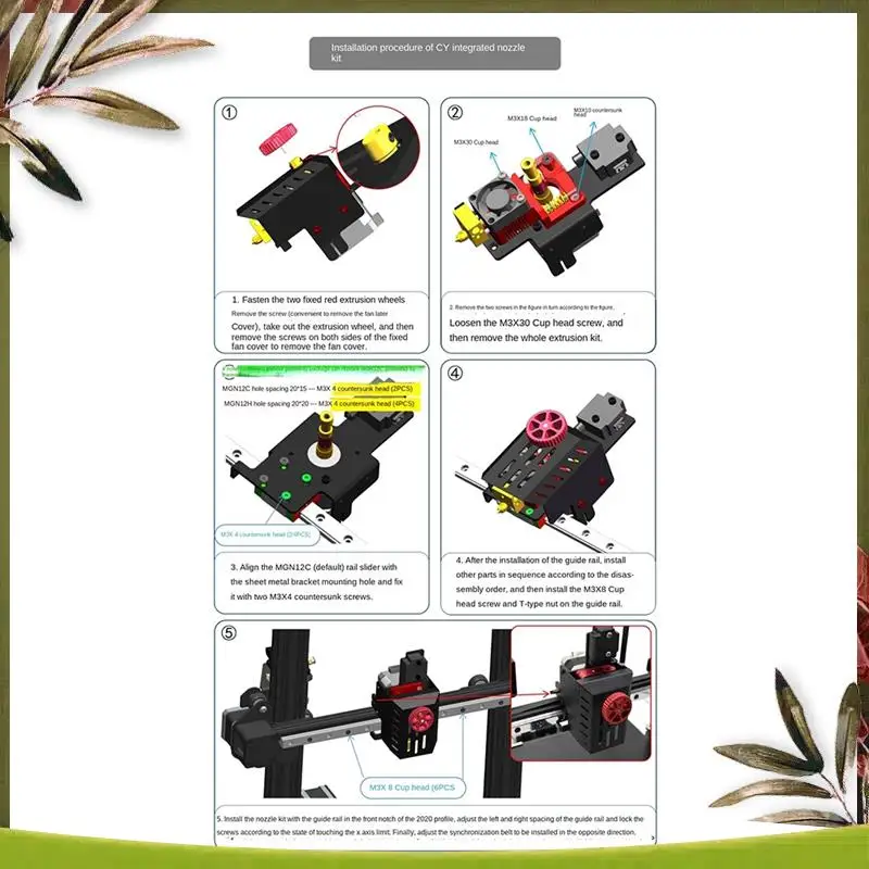 Новый комплект экструдера Ender3 CR10, универсальная высокоскоростная печать, линейная направляющая MGN12C 320 мм для Ender3, аксессуары для 3D-принтеров
Новый комплект экструдера Ender3 CR10, универсальная высокоскоростная печать, линейная направляющая MGN12C 320 мм для Ender3, аксессуары для 3D-принтеров