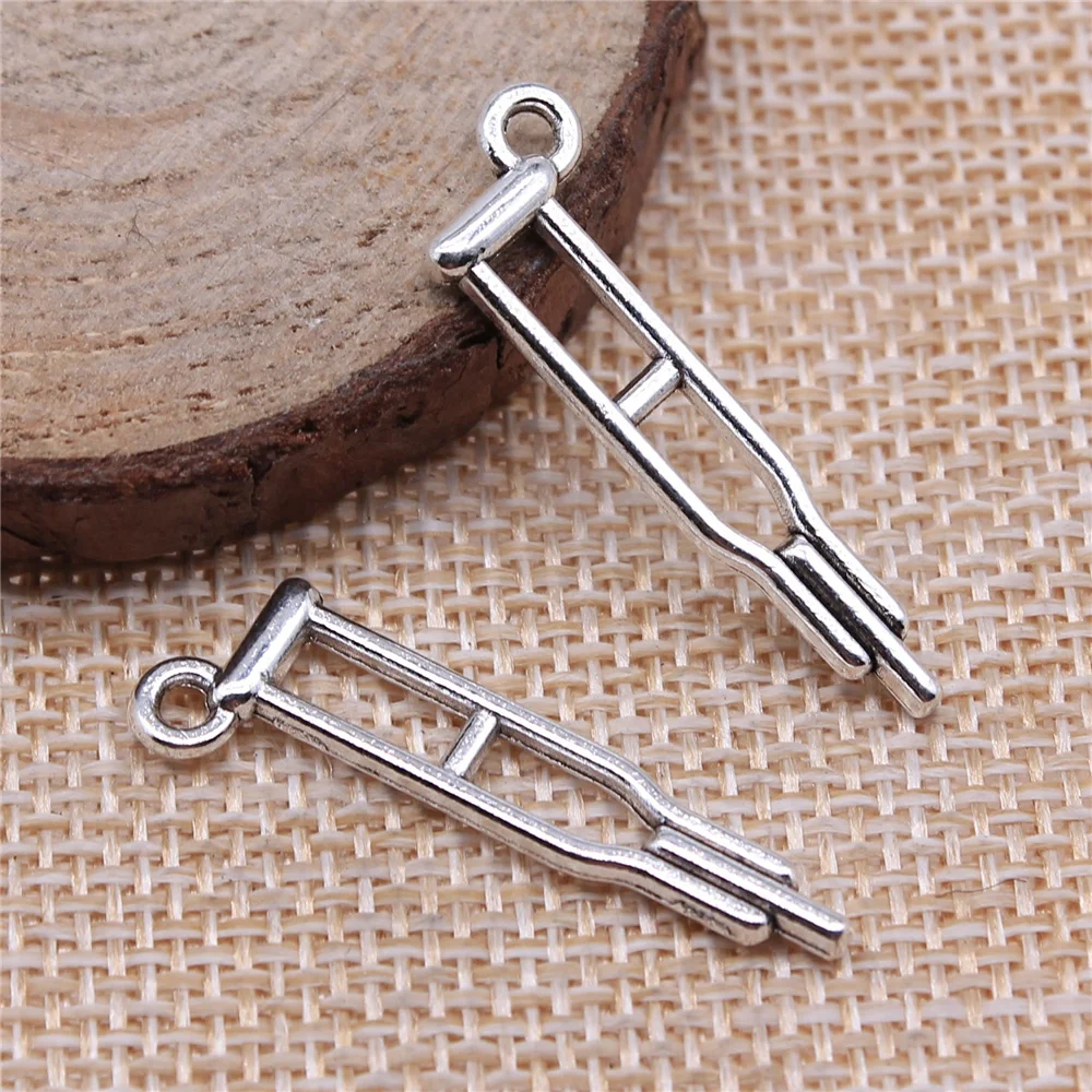 150pcs 10x32mm Crutch Pendant Charms Wholesale Antique Silver Color For Jewelry Making Zinc Alloy Jewelry Findings
150pcs 10x32mm Crutch Pendant Charms Wholesale Antique Silver Color For Jewelry Making Zinc Alloy Jewelry Findings