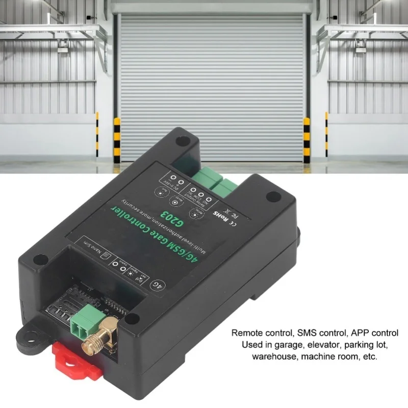 G203 GSM Gate Opener 3G 4G Garage Door Access Remote Controller Support Remote Restart Reset DC9-36V
G203 GSM Gate Opener 3G 4G Garage Door Access Remote Controller Support Remote Restart Reset DC9-36V