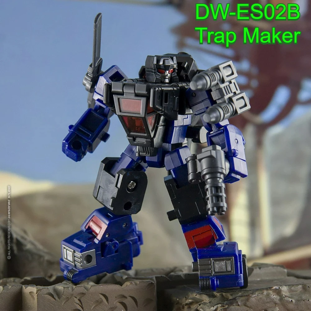 In Stock Dr.Wu DW-ES02B Trap Maker Nightshade Version Battletrap 2-in-1 Mecha Mini Scale Transformation Action Figure
In Stock Dr.Wu DW-ES02B Trap Maker Nightshade Version Battletrap 2-in-1 Mecha Mini Scale Transformation Action Figure