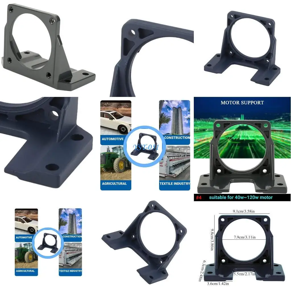 E15A Solid Alloy Motor Support 40W-120W Приложение 98 мм вертикальное 127 мм снизу 
E15A Solid Alloy Motor Support 40W-120W Приложение 98 мм вертикальное 127 мм снизу