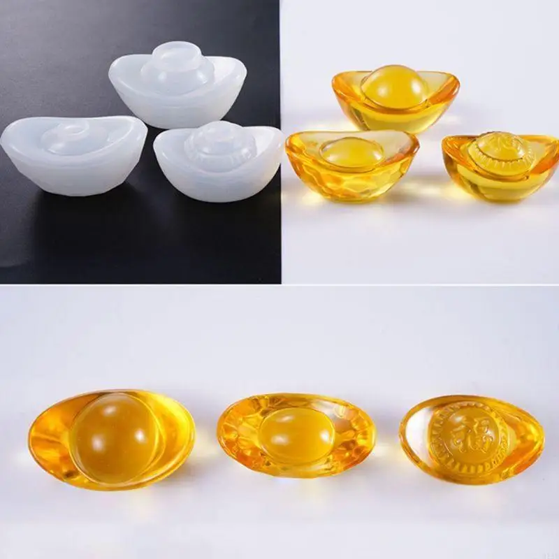 91AF Lucky Chinese Ingot Resin Molds DIY Jewelry Making Cake Decor Silicone Molds
91AF Lucky Chinese Ingot Resin Molds DIY Jewelry Making Cake Decor Silicone Molds