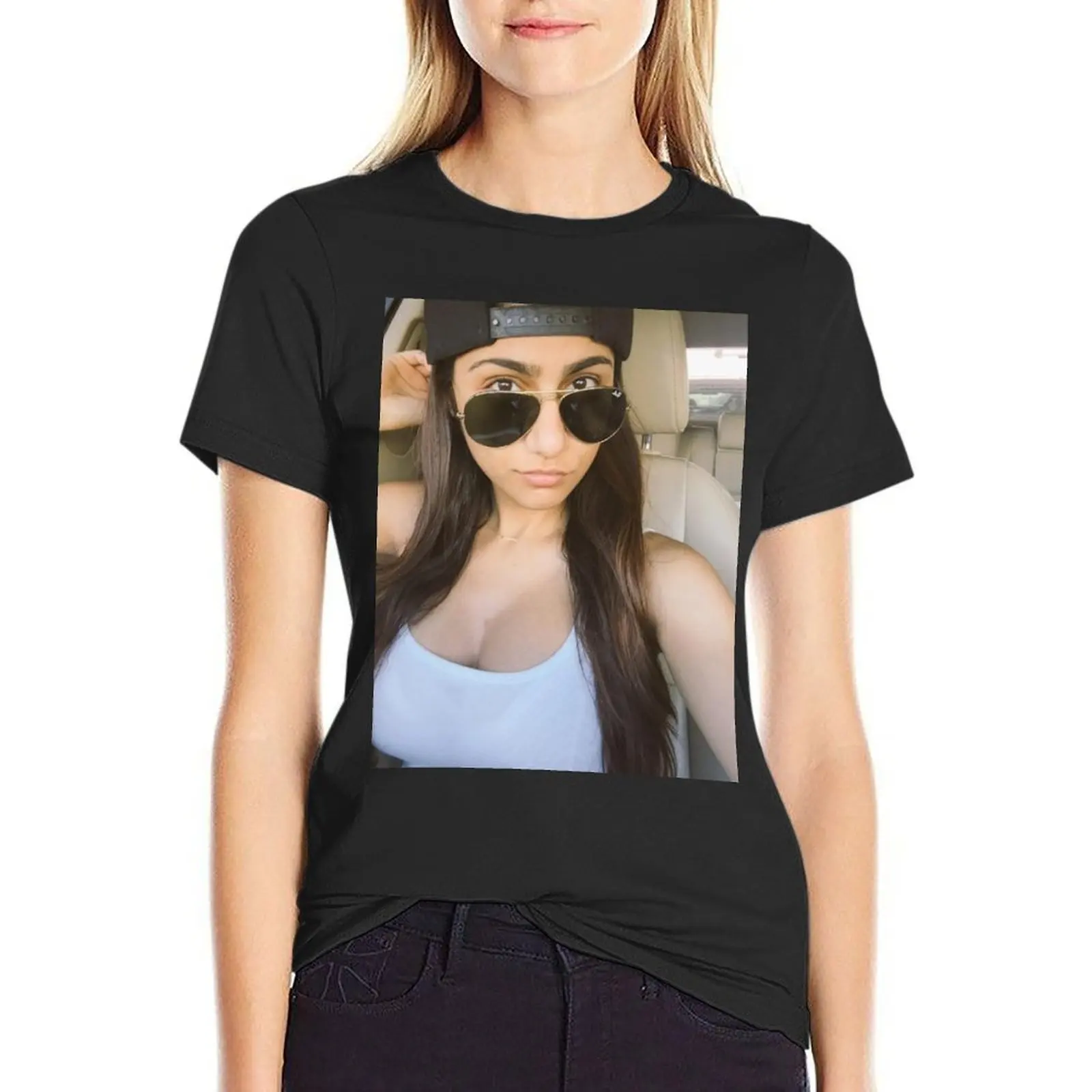 Mia Khalifa T-Shirt customizeds aesthetic clothes animal print Women's summer blouses 2025
Mia Khalifa T-Shirt customizeds aesthetic clothes animal print Women's summer blouses 2025