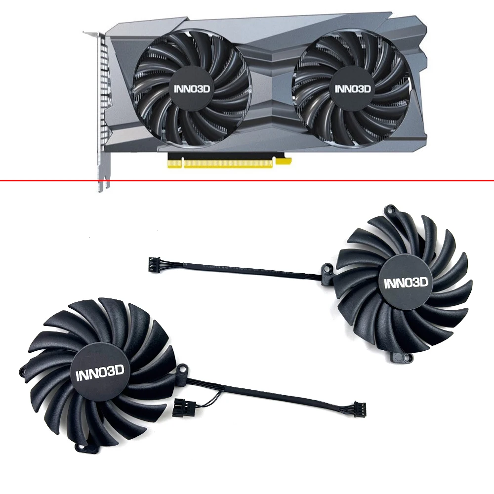 Cooling Fan 85MM CF-12910S RTX3060 Ti RTX3070 GPU Fan For Inno3D GEFORCE RTX 3050 3060Ti 3070 TWIN X2 OC Graphics Card Fan
Cooling Fan 85MM CF-12910S RTX3060 Ti RTX3070 GPU Fan For Inno3D GEFORCE RTX 3050 3060Ti 3070 TWIN X2 OC Graphics Card Fan