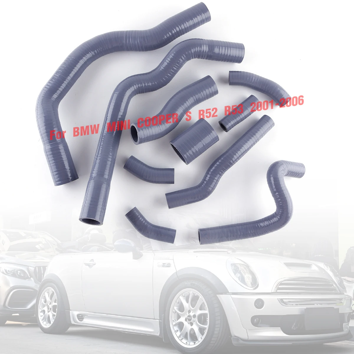 10pcs For 2002-2008 BMW MINI Cooper S R52 R53 16V 1.6L Tritec Engine Silicone Radiator Hose Kit
10pcs For 2002-2008 BMW MINI Cooper S R52 R53 16V 1.6L Tritec Engine Silicone Radiator Hose Kit