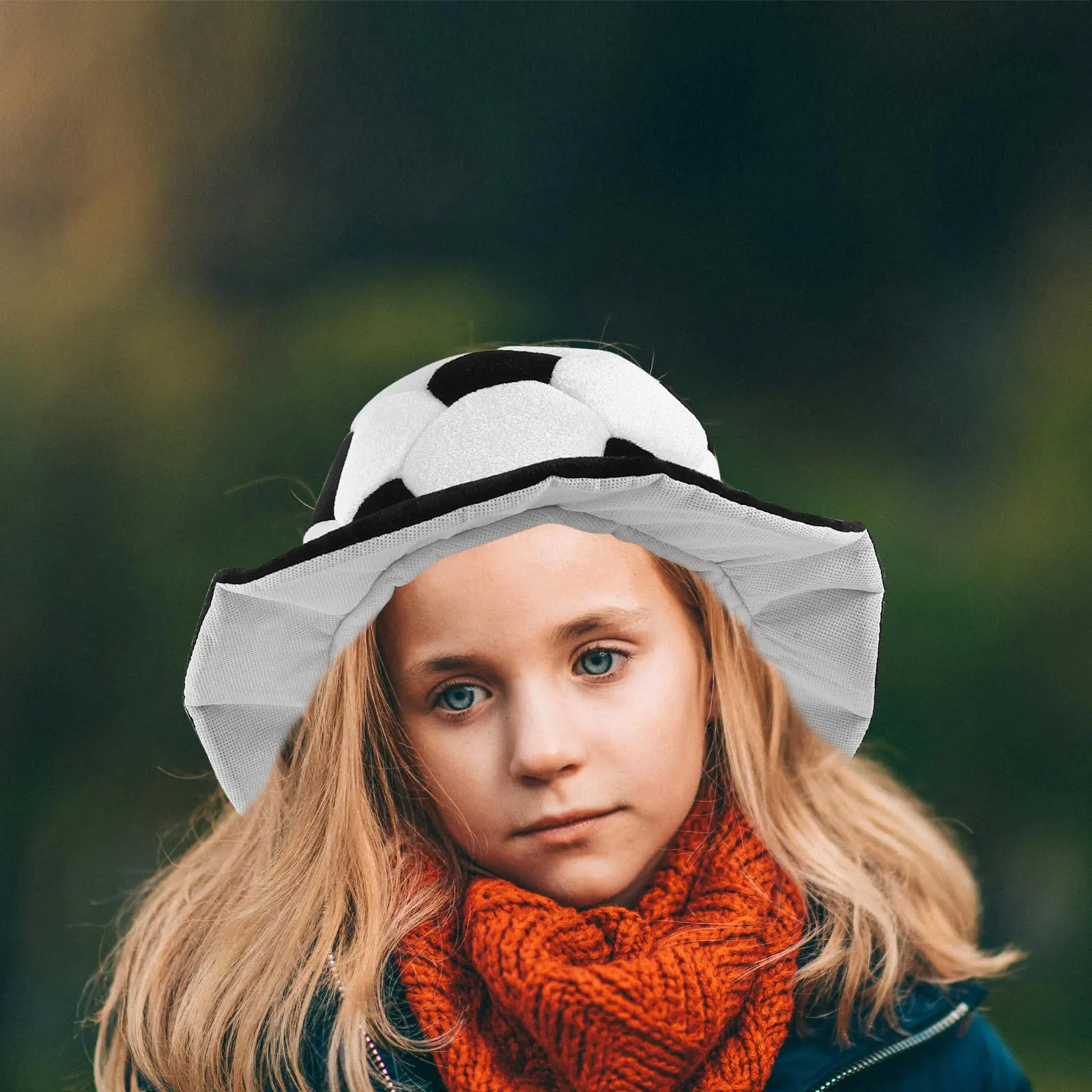 Football Party Hat Soccer Ball Costume Hat Lightweight Breathable Cloth Football Cheerleading Cap Soccer Game Day Fan Accessory
Football Party Hat Soccer Ball Costume Hat Lightweight Breathable Cloth Football Cheerleading Cap Soccer Game Day Fan Accessory