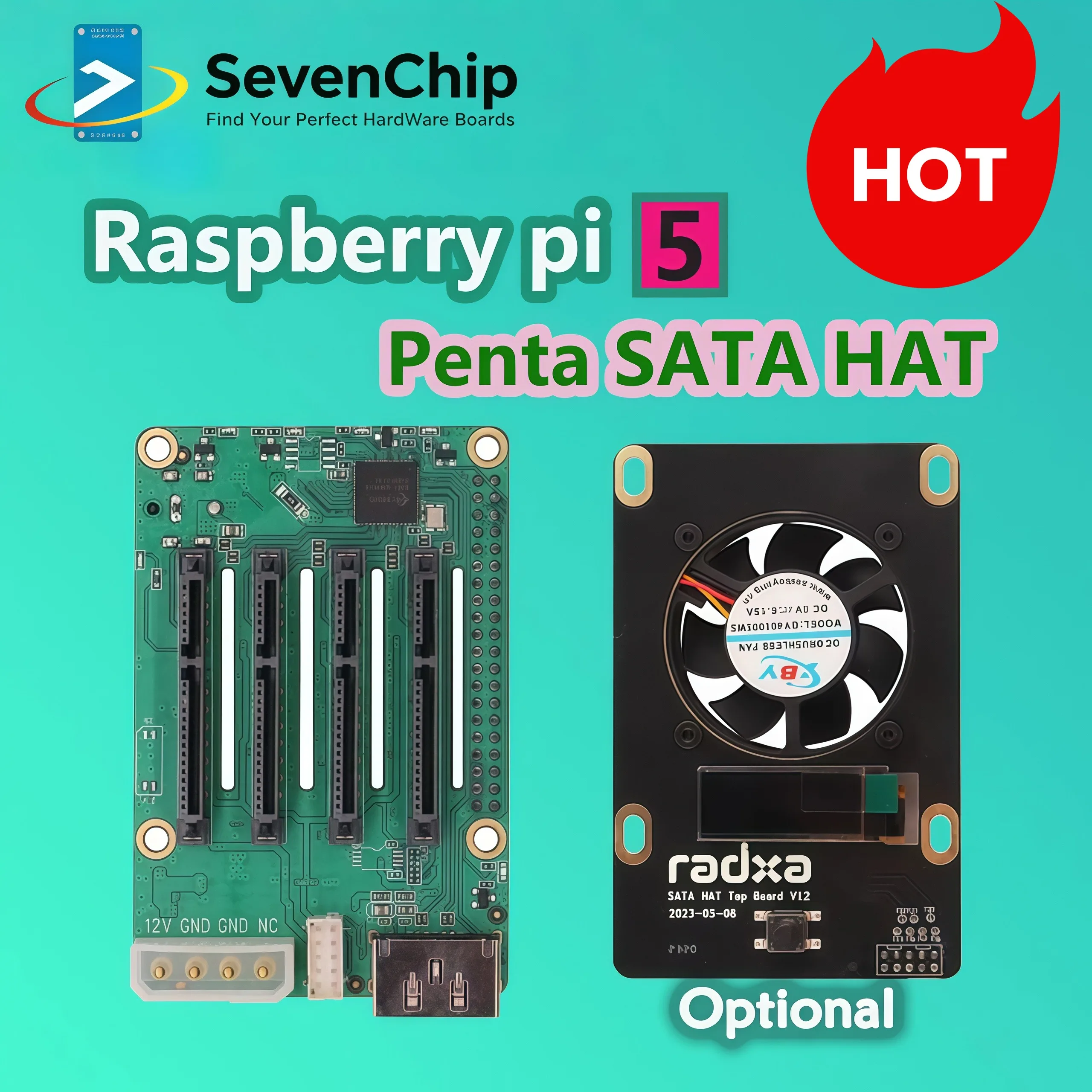 Новая шляпа Penta SATA для Raspberry Pi от 5 до 5 дисков SATA, шляпа с набором верхней платы
Новая шляпа Penta SATA для Raspberry Pi от 5 до 5 дисков SATA, шляпа с набором верхней платы