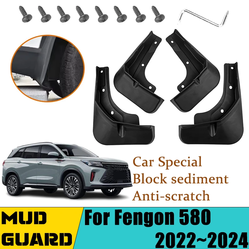 Car Rear Flaps For Fengon 580 2022~2024 2023 Scratch Resistant Mudflaps Anti-Dirty Splash Guards Muds Flaps Fender Accessories
Car Rear Flaps For Fengon 580 2022~2024 2023 Scratch Resistant Mudflaps Anti-Dirty Splash Guards Muds Flaps Fender Accessories