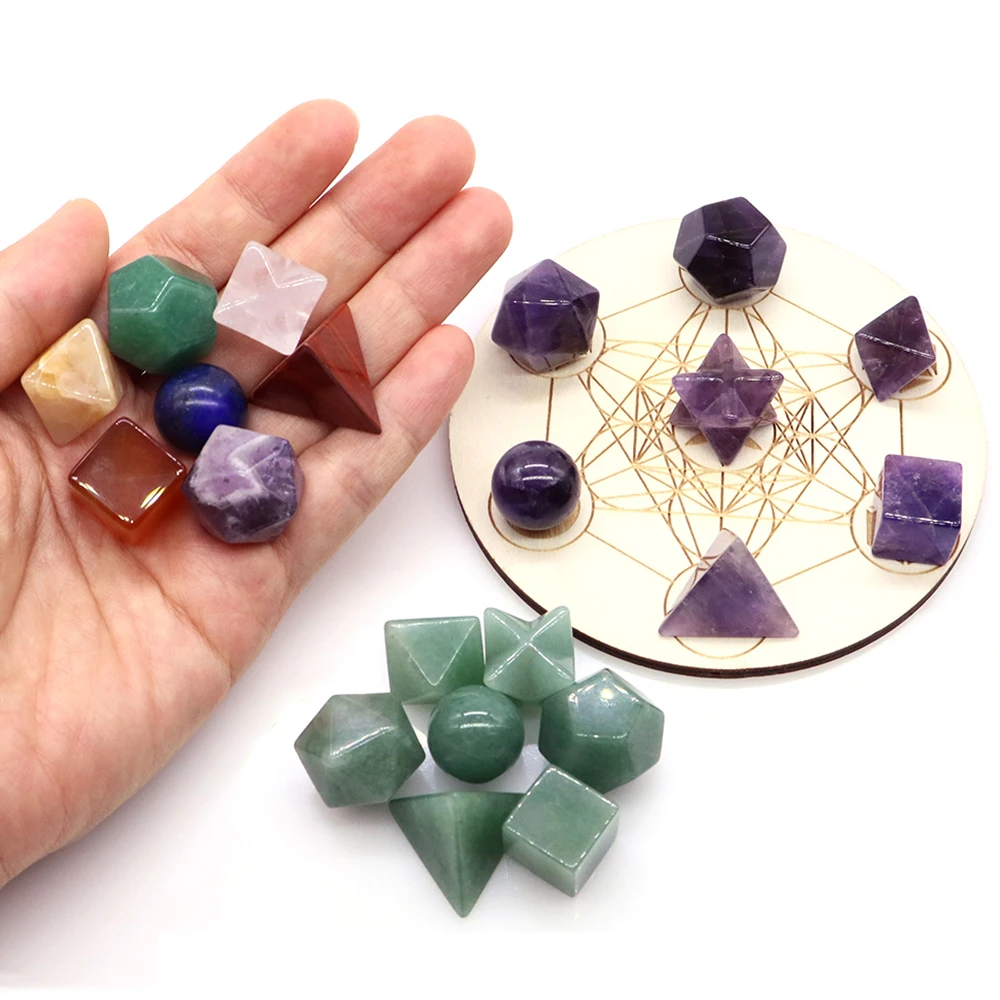 Sacred Stones Geometry Set, Natural Reiki Healing Crystal, Amethyst Rose Quartz, Chakra Luck, Home and Office Decor, Gifts 7 Pcs
Sacred Stones Geometry Set, Natural Reiki Healing Crystal, Amethyst Rose Quartz, Chakra Luck, Home and Office Decor, Gifts 7 Pcs
