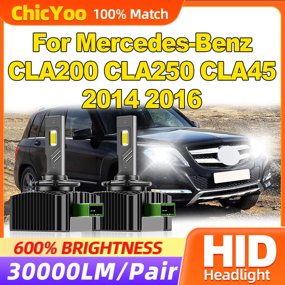 120W Xenon Lights 30000LM HID Xenon Headlamp Bulbs 6000K White 12V Auto Lamps For Mercedes-Benz CLA200 CLA250 CLA45 2014 2016
120W Xenon Lights 30000LM HID Xenon Headlamp Bulbs 6000K White 12V Auto Lamps For Mercedes-Benz CLA200 CLA250 CLA45 2014 2016