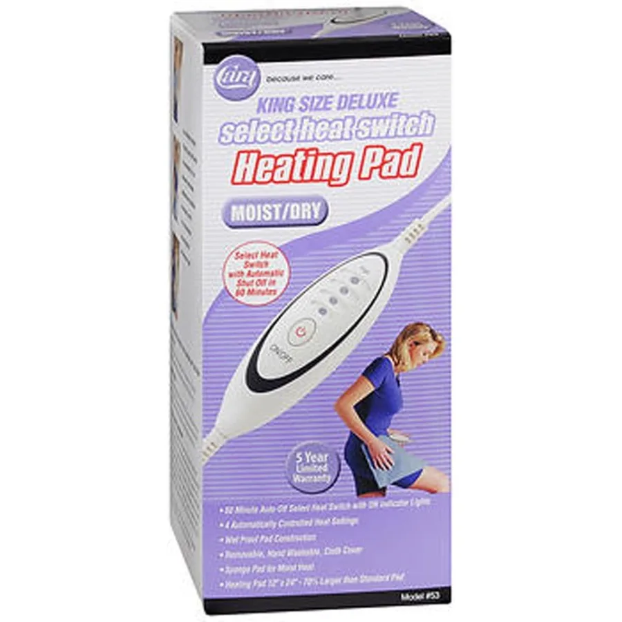 Грелка King Size для облегчения боли и расслабления мышц. Регулируемые настройки температуры с режимами влажного или сухого нагрева. Идеально подходит.
Грелка King Size для облегчения боли и расслабления мышц. Регулируемые настройки температуры с режимами влажного или сухого нагрева. Идеально подходит.