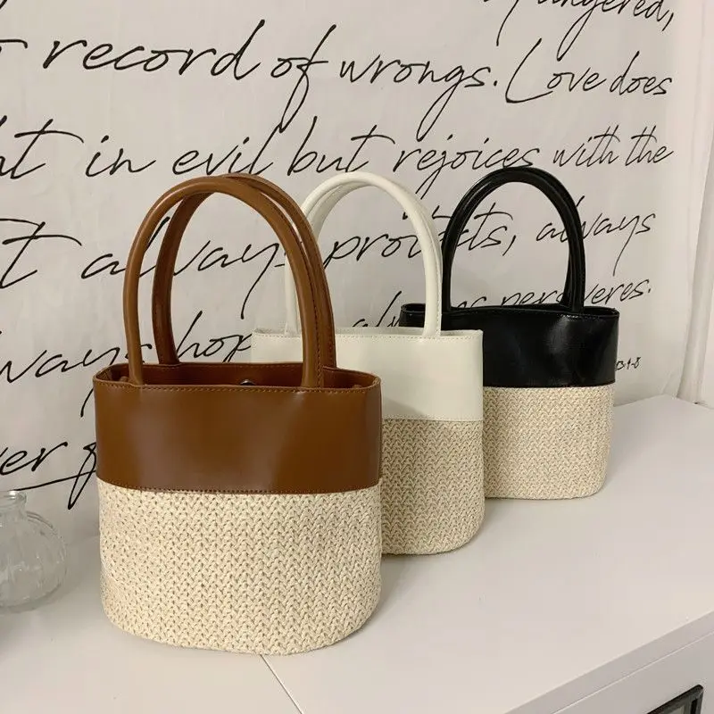 Women's 2025 Summer Large Capacity Straw Woven Bag Seaside Vacation Ladies Tote Shoulder Crossbody Tote Bucket Bag
Women's 2025 Summer Large Capacity Straw Woven Bag Seaside Vacation Ladies Tote Shoulder Crossbody Tote Bucket Bag