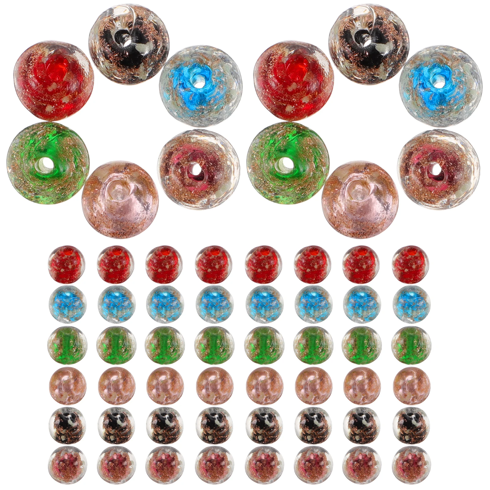 60pcs Glass For Jewelry Small Beads Making Luminous Round Diy Bracelet Kit Handmade Assorted Beads Bulk Decorative
60pcs Glass For Jewelry Small Beads Making Luminous Round Diy Bracelet Kit Handmade Assorted Beads Bulk Decorative