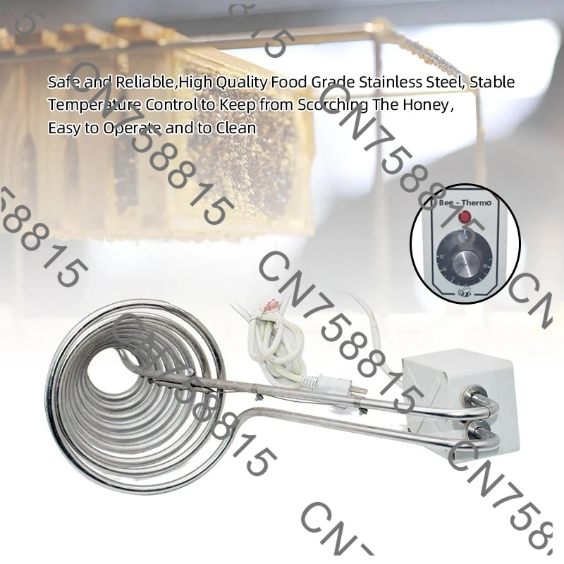 For filtering honey crystallized honey extractor, stainless steel heated round honey melter (with thermostat)
For filtering honey crystallized honey extractor, stainless steel heated round honey melter (with thermostat)