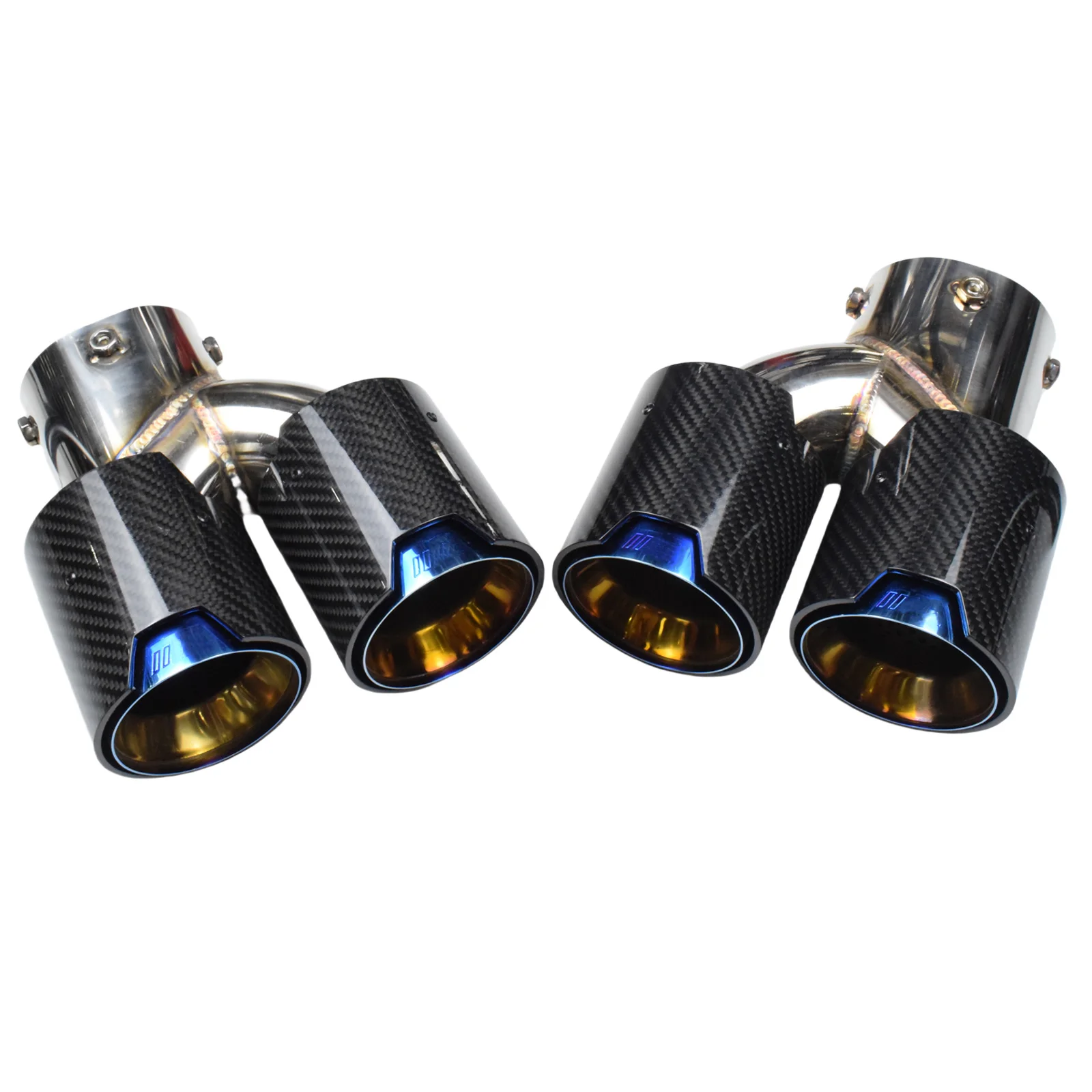 Exhaust Tip for BMW M240 M340 M440 G20 G21 G23 G42 M Power 4 Outlet High Quality Carbon Fiber Blue Muffler Exhaust Tail Pipe 
Exhaust Tip for BMW M240 M340 M440 G20 G21 G23 G42 M Power 4 Outlet High Quality Carbon Fiber Blue Muffler Exhaust Tail Pipe