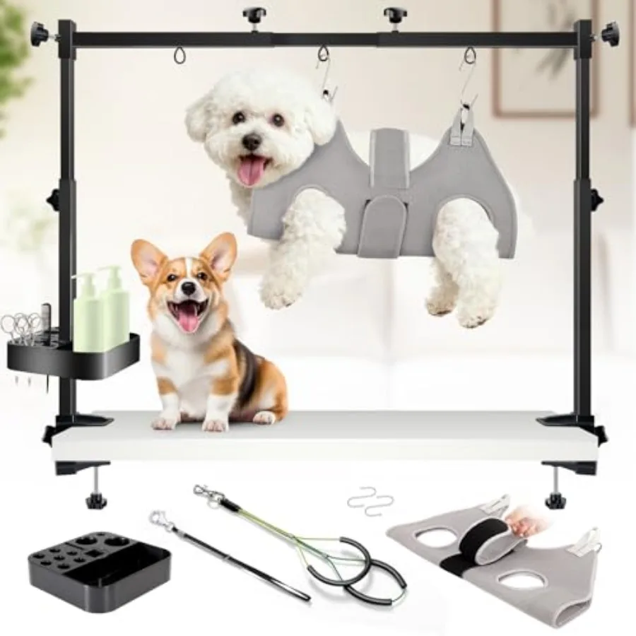 Adjustable Dog Grooming Arm for Table, Dog Grooming Arm with Clamp, 32-47 Widthand35 Height, Dog Grooming Table for Small Dog,
Adjustable Dog Grooming Arm for Table, Dog Grooming Arm with Clamp, 32-47 Widthand35 Height, Dog Grooming Table for Small Dog,