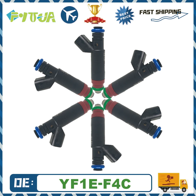 6pcs Fuel Injector Nozzle YF1E-F4C YF1EF4C For Ford Taurus 3.0L V6 2000-2006 For Mercury Sable 3.0L 2000-2005
6pcs Fuel Injector Nozzle YF1E-F4C YF1EF4C For Ford Taurus 3.0L V6 2000-2006 For Mercury Sable 3.0L 2000-2005