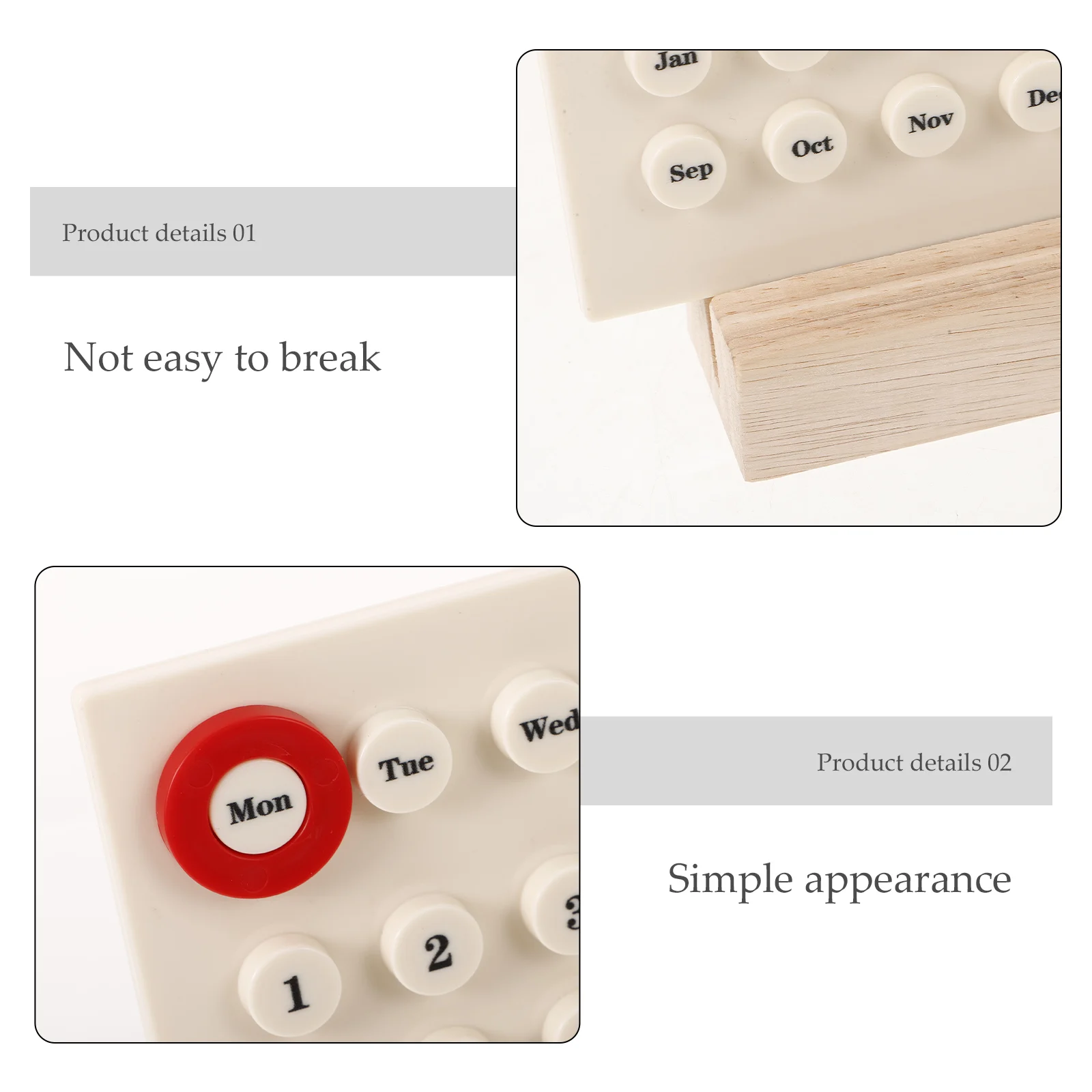 Minimalist DIY Perpetual Calendar Wooden Desk Calendar Block for Office Home Decor 2024-2025 Desktop Organization
Minimalist DIY Perpetual Calendar Wooden Desk Calendar Block for Office Home Decor 2024-2025 Desktop Organization