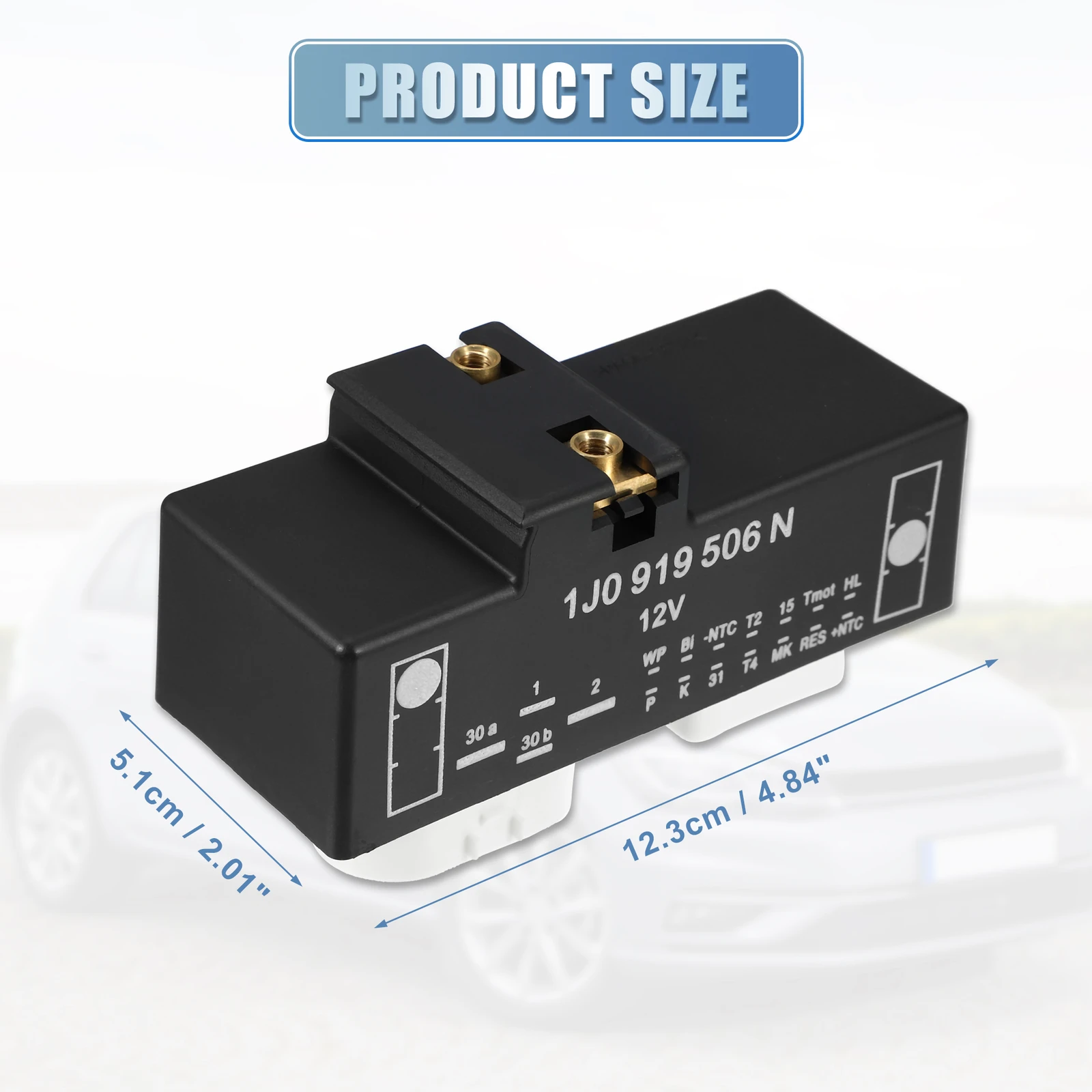 Car Radiator Fan Control Module for Volkswagen Golf 2002-2005 – 1J0919506N
Car Radiator Fan Control Module for Volkswagen Golf 2002-2005 – 1J0919506N