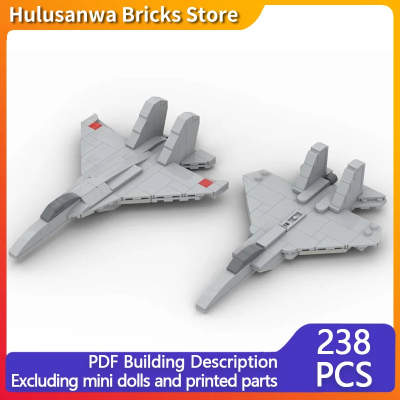 F-15 и Su-27 современный военный истребитель, модель MOC, строительные кирпичи, военное оборудование, модульные технологии, подарки, детские игрушки, костюм 
F-15 и Su-27 современный военный истребитель, модель MOC, строительные кирпичи, военное оборудование, модульные технологии, подарки, детские игрушки, костюм
