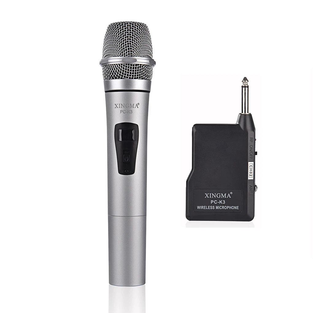 XINGMA PC-K3 Battery Dynamic Wireless Microphone Handheld Karaoke Mic VHF with Receiver for KTV Singing Speech Amplifiers
XINGMA PC-K3 Battery Dynamic Wireless Microphone Handheld Karaoke Mic VHF with Receiver for KTV Singing Speech Amplifiers