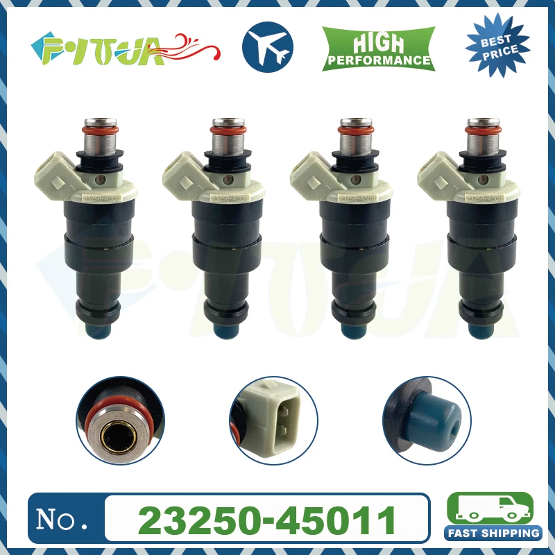 4pcs Fuel injector 23209-45011 23250-45011 for Toyota 4Runner Camry Cressida Automobile Engine Parts
4pcs Fuel injector 23209-45011 23250-45011 for Toyota 4Runner Camry Cressida Automobile Engine Parts