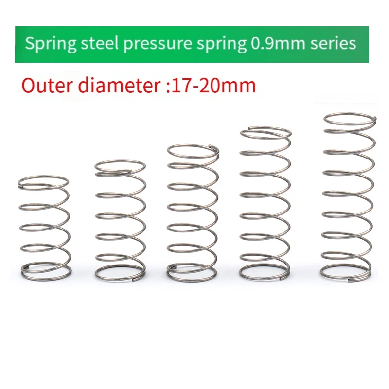 Spring Strength Small Pressure Spring Compression Pressure 0.9 Outer Diameter 17-20 Manganese Steel Wire Tensile Spring
Spring Strength Small Pressure Spring Compression Pressure 0.9 Outer Diameter 17-20 Manganese Steel Wire Tensile Spring