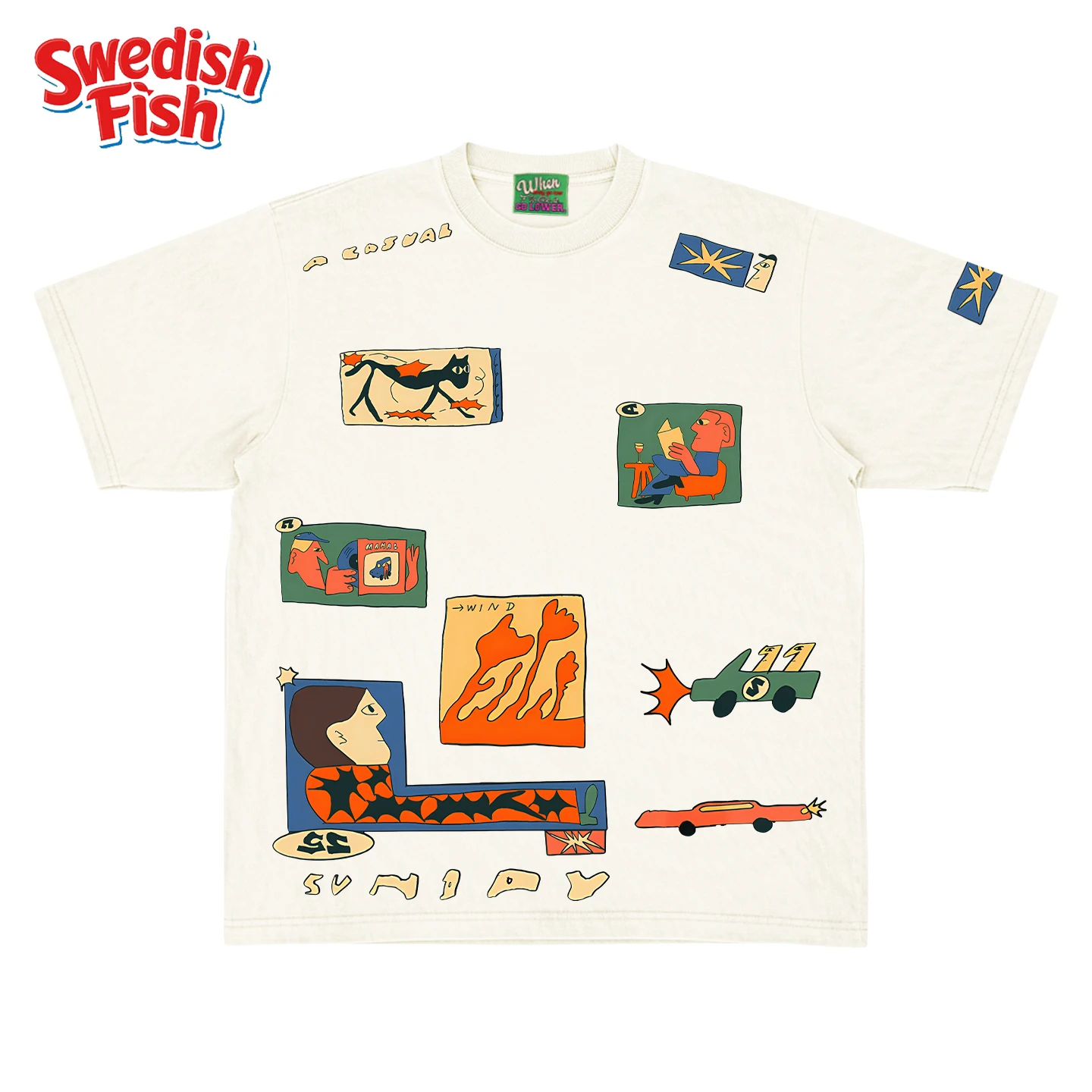Washed Short T-Shirt Oversize Genderless Artist Lazy Patchwork Vintage Style Cotton Casual Fashion Urban Outfit Unisex Top
Washed Short T-Shirt Oversize Genderless Artist Lazy Patchwork Vintage Style Cotton Casual Fashion Urban Outfit Unisex Top