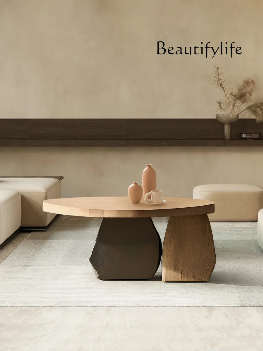 Retro Solid Wood Tea Table B & B Designer Art Tea Table High-Grade round Tea Table
Retro Solid Wood Tea Table B & B Designer Art Tea Table High-Grade round Tea Table