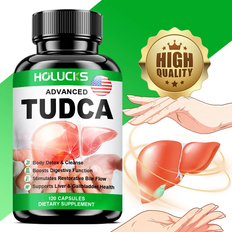 HOLUCKS TUDCA Supplement, for Liver Detoxification, Gallbladder Cleansing, Anti-Aging, Digestive Health, Promotes Immunity
HOLUCKS TUDCA Supplement, for Liver Detoxification, Gallbladder Cleansing, Anti-Aging, Digestive Health, Promotes Immunity