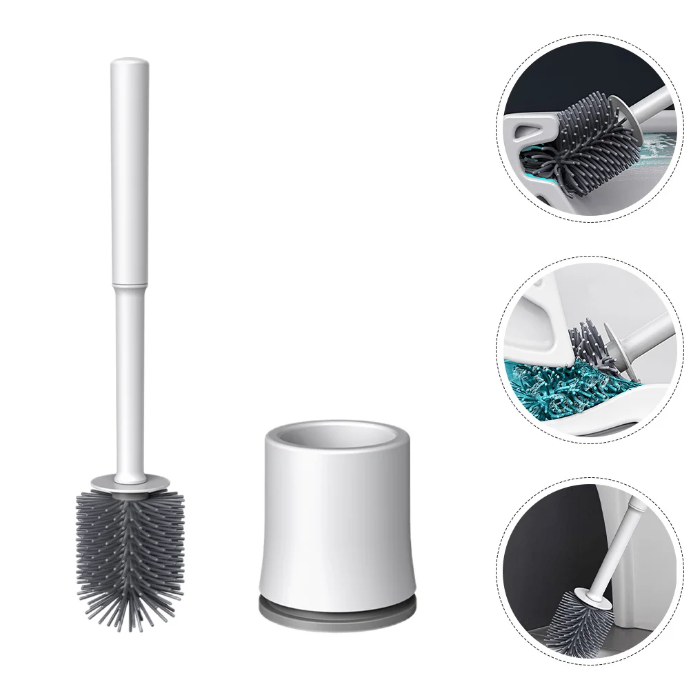 1 set Silicone Toilet Brush Long Handle Tpr Pp Material Bathroom Cleaning Tool Bathtub Scrub Brush Toilet Bowl Cleaner Holder
1 set Silicone Toilet Brush Long Handle Tpr Pp Material Bathroom Cleaning Tool Bathtub Scrub Brush Toilet Bowl Cleaner Holder