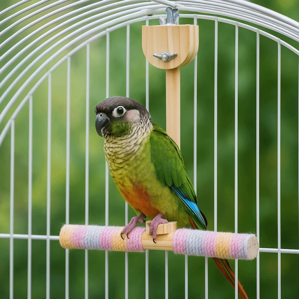 Bite Resistant Wood Parrot Swing Wear-resistant Sturdy Bird Stand Toy Comfortable Grip Detachable Parrot Swing Pole
Bite Resistant Wood Parrot Swing Wear-resistant Sturdy Bird Stand Toy Comfortable Grip Detachable Parrot Swing Pole