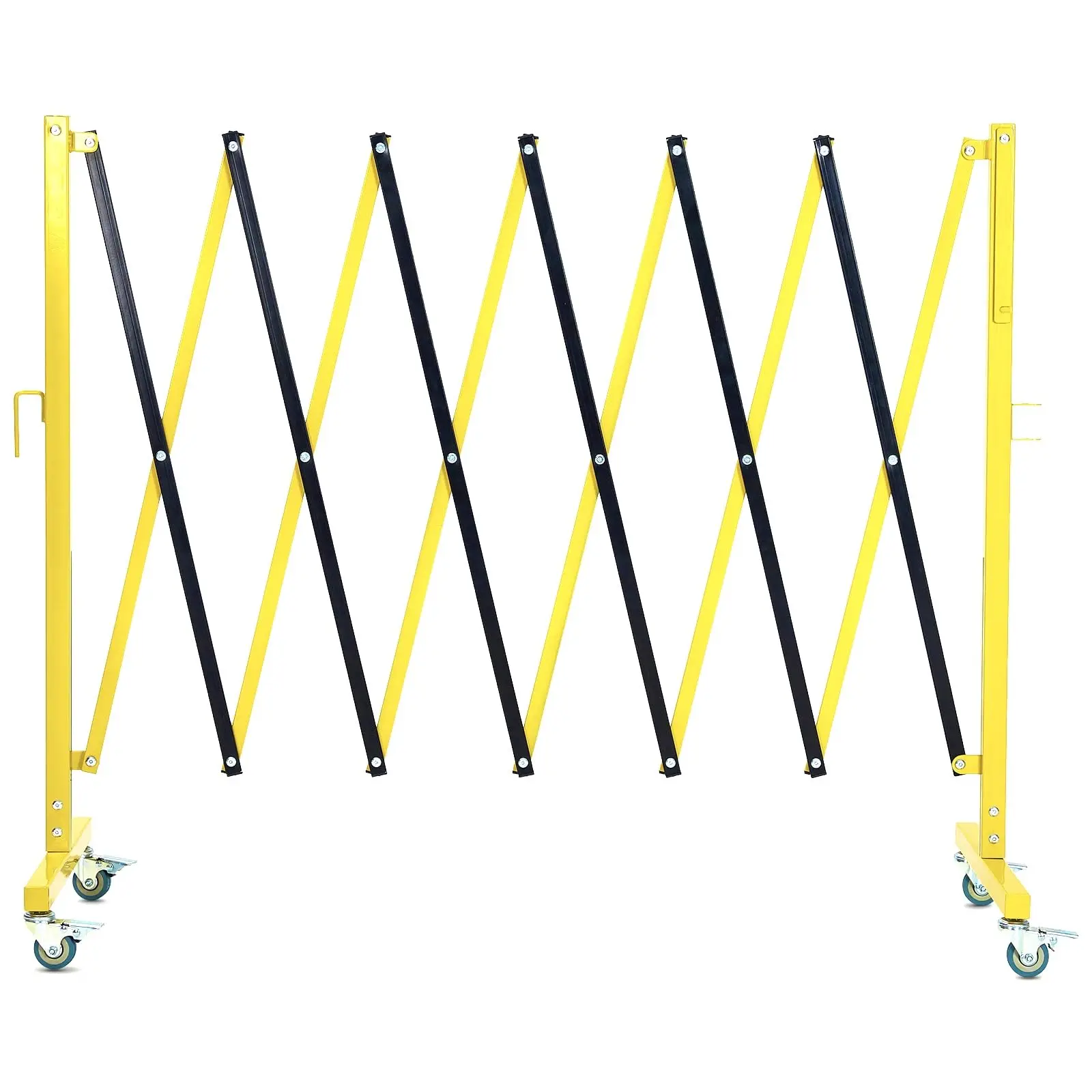 Expandable Metal Barricade, 11FT Long Folding Security Gate with Casters, Metal Retractable Traffic Fence, Easy Assembled Safety
Expandable Metal Barricade, 11FT Long Folding Security Gate with Casters, Metal Retractable Traffic Fence, Easy Assembled Safety