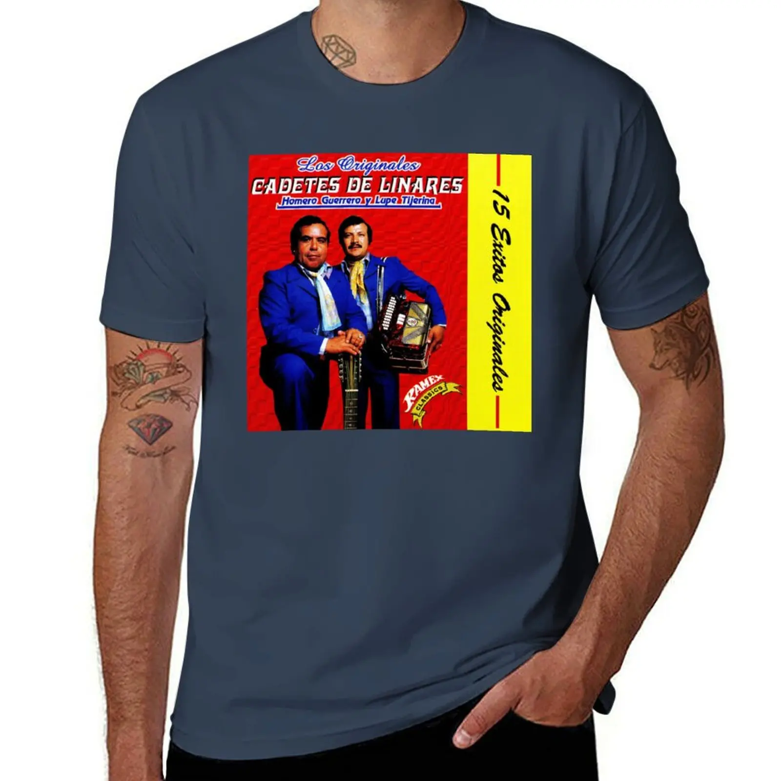 Linares Los de 1987 album Originales 15 Cadetes - Exitos T-Shirt Summer Print Short Sleeve Tee
Linares Los de 1987 album Originales 15 Cadetes - Exitos T-Shirt Summer Print Short Sleeve Tee