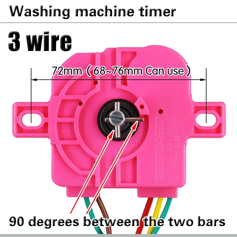 3 wire 90 degree washing machine timer Washing machine timer switch Wash timer Semi-automatic double-cylinder washing machine
3 wire 90 degree washing machine timer Washing machine timer switch Wash timer Semi-automatic double-cylinder washing machine