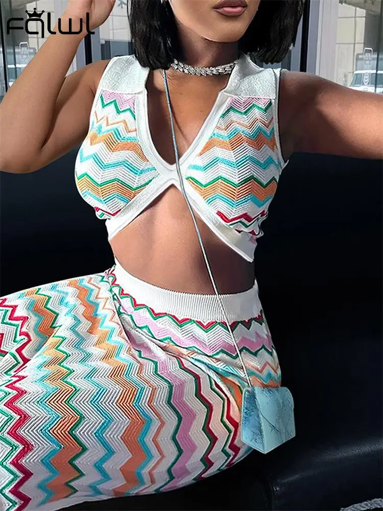Habbris Sexy White Striated 2 Two Piece Skirt Set Beach Party For Women Summer Bodycon Backless Short Sleeve Slit Long Skirt Set
Habbris Sexy White Striated 2 Two Piece Skirt Set Beach Party For Women Summer Bodycon Backless Short Sleeve Slit Long Skirt Set