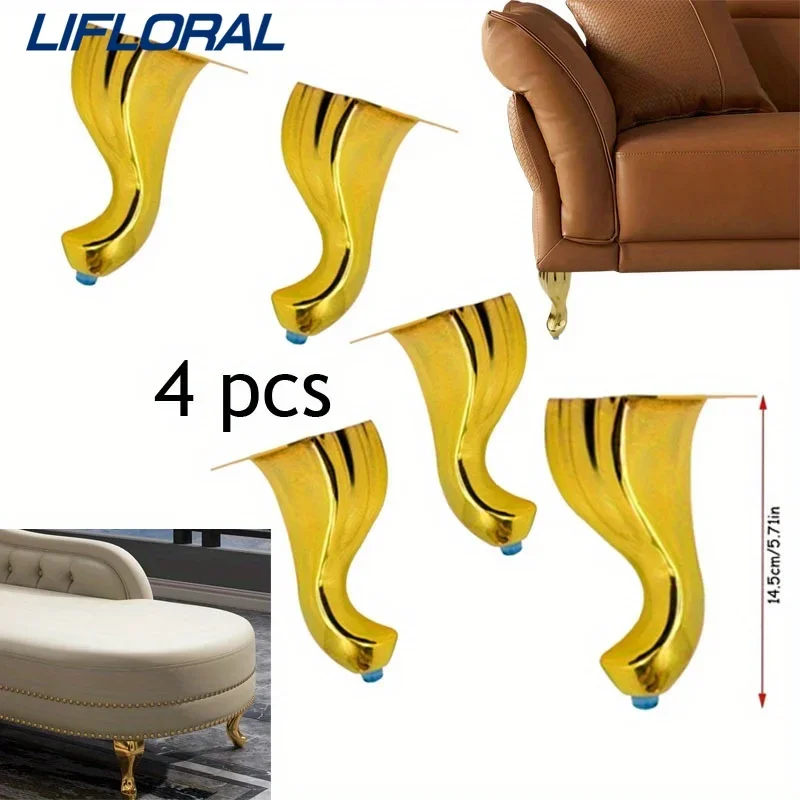 4pcs DIY European Style Hardware Fittings Metal Furniture Legs Dresser Cabinet Replacement Sofa Cabinets Bed TV Cabinet Feet
4pcs DIY European Style Hardware Fittings Metal Furniture Legs Dresser Cabinet Replacement Sofa Cabinets Bed TV Cabinet Feet