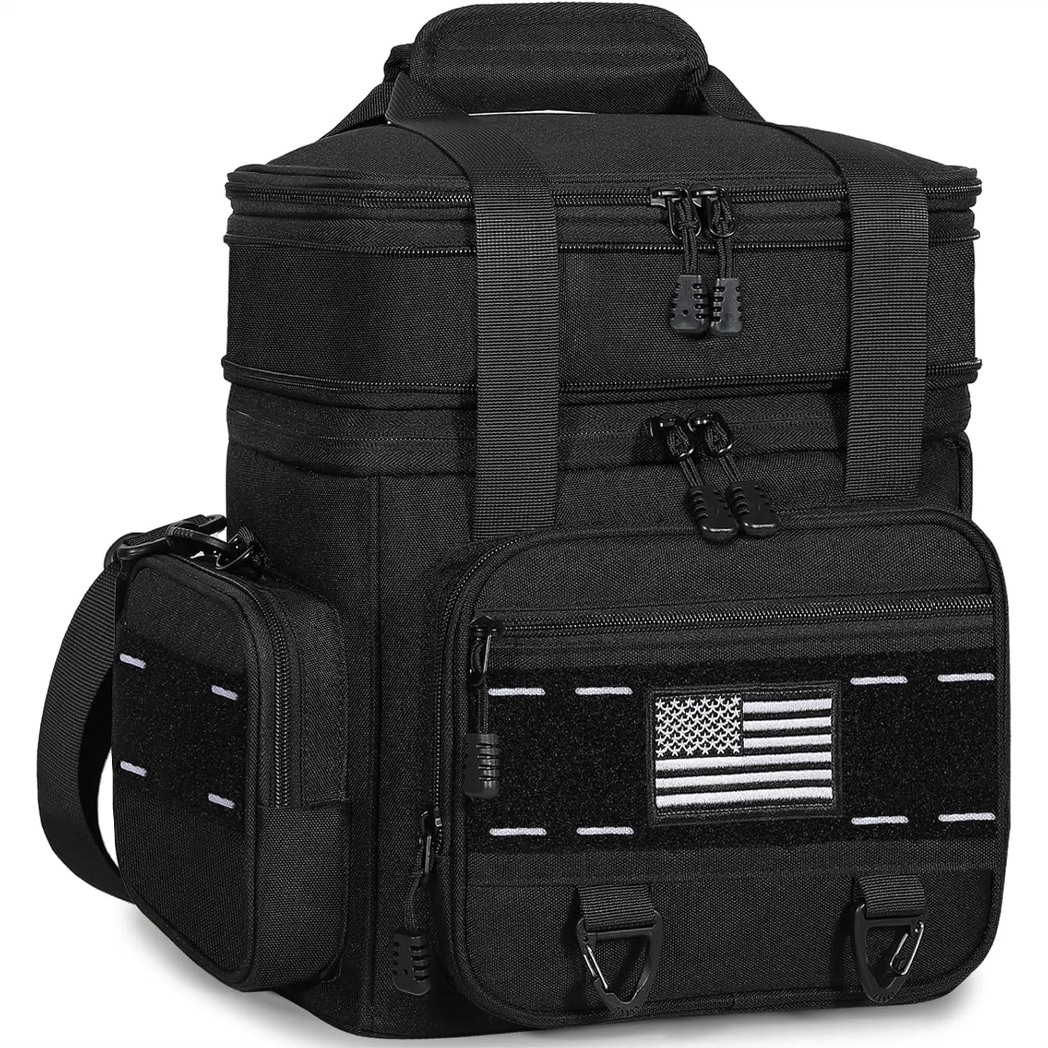 Expandable Tactical Lunch Box, Large Insulated Cooler Bag Heavy Duty Leakproof for Men Work Outdoor Picnic, 16L Black
Expandable Tactical Lunch Box, Large Insulated Cooler Bag Heavy Duty Leakproof for Men Work Outdoor Picnic, 16L Black