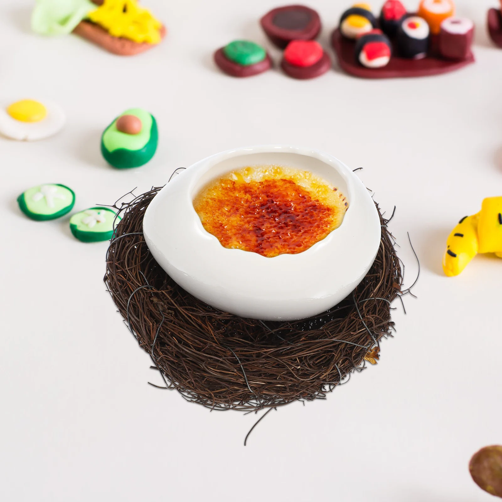 1pcs Eggshell Dessert Fruit Holder Food Container Ceramic Snack Fruit Salad Kitchen Bowl Egg Shaped Container Dry Holder
1pcs Eggshell Dessert Fruit Holder Food Container Ceramic Snack Fruit Salad Kitchen Bowl Egg Shaped Container Dry Holder