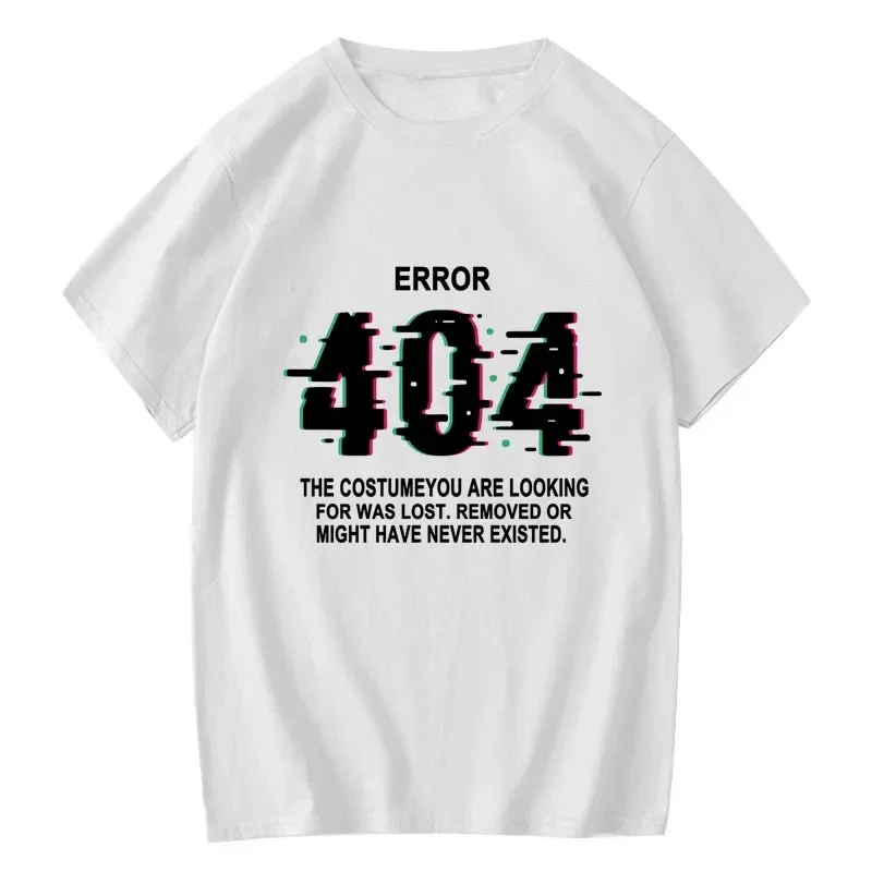 Забавная футболка 404, футболка с принтом, свободная летняя крутая Мужская футболка с круглым вырезом, топы, футболка, Мужская футболка высокого качества
Забавная футболка 404, футболка с принтом, свободная летняя крутая Мужская футболка с круглым вырезом, топы, футболка, Мужская футболка высокого качества