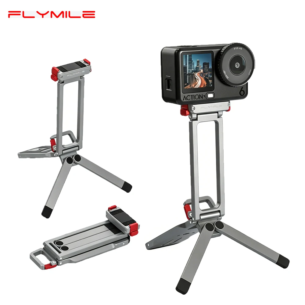 Flymile for DJI OSMO Nano /Action 6 Quick-release Base Tripod With 1/4 Screw Hole Carabiner Folding Magnetic Bracket Accessories
Flymile for DJI OSMO Nano /Action 6 Quick-release Base Tripod With 1/4 Screw Hole Carabiner Folding Magnetic Bracket Accessories