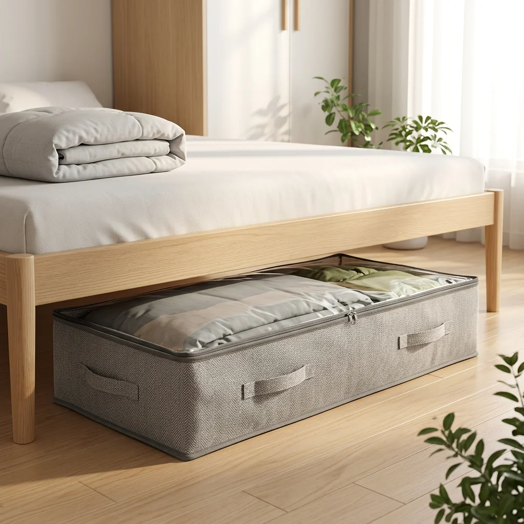 1PCS Under Bed Storage Bags, Large Capacity Foldable Storage Containers with Clear Window & Reinforced Handles, Moisture-Proof O
1PCS Under Bed Storage Bags, Large Capacity Foldable Storage Containers with Clear Window & Reinforced Handles, Moisture-Proof O