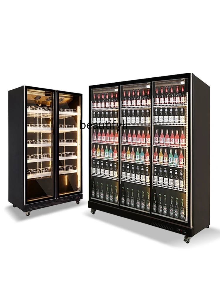 Bar Refrigerated Beer Display Cabinet Industrial Refrigerator Supermarket Fresh Freezer Three-Door Drinks Cabinet
Bar Refrigerated Beer Display Cabinet Industrial Refrigerator Supermarket Fresh Freezer Three-Door Drinks Cabinet