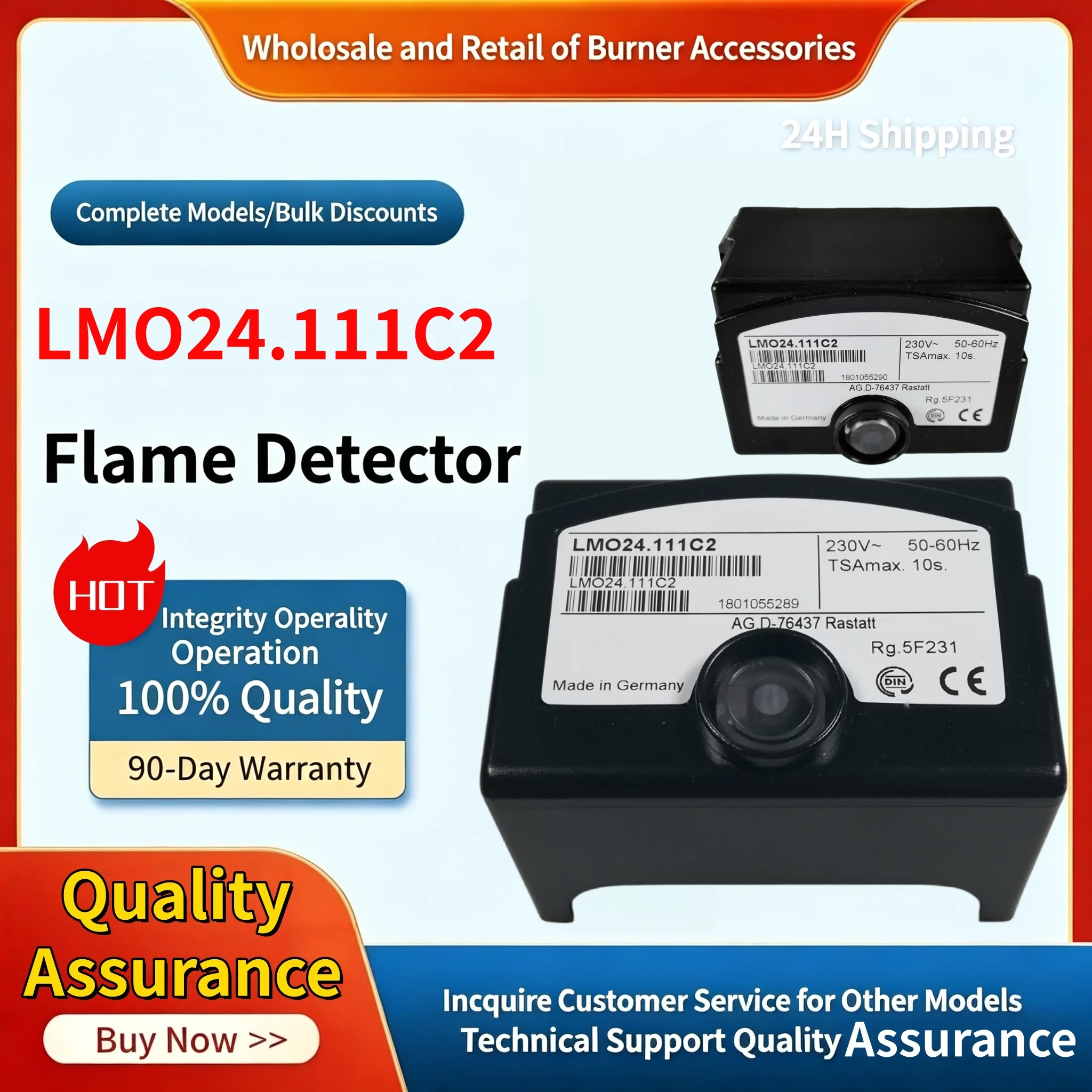 Oil Burner Combustion Control Box LMO Full Series LMO14.111C2 LMO24.111C2 LMO44.255C2 Maintenance Replacement, 24h Fast Shipping
Oil Burner Combustion Control Box LMO Full Series LMO14.111C2 LMO24.111C2 LMO44.255C2 Maintenance Replacement, 24h Fast Shipping