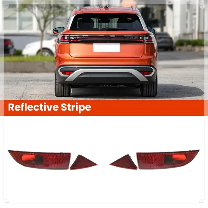 Car Rear Bumper Fog Lamp Lights Reflector Reflective Stripe For VW ID6 ID6. Crozz
Car Rear Bumper Fog Lamp Lights Reflector Reflective Stripe For VW ID6 ID6. Crozz