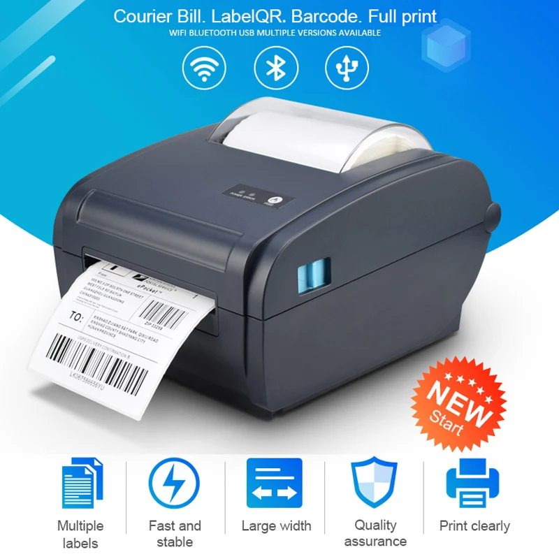 9210 USB/Bluetooth/LAN/WIFI 4-inch Thermal Printer Product Price Barcode QR Code Sticker width 110mm Label Maker
9210 USB/Bluetooth/LAN/WIFI 4-inch Thermal Printer Product Price Barcode QR Code Sticker width 110mm Label Maker