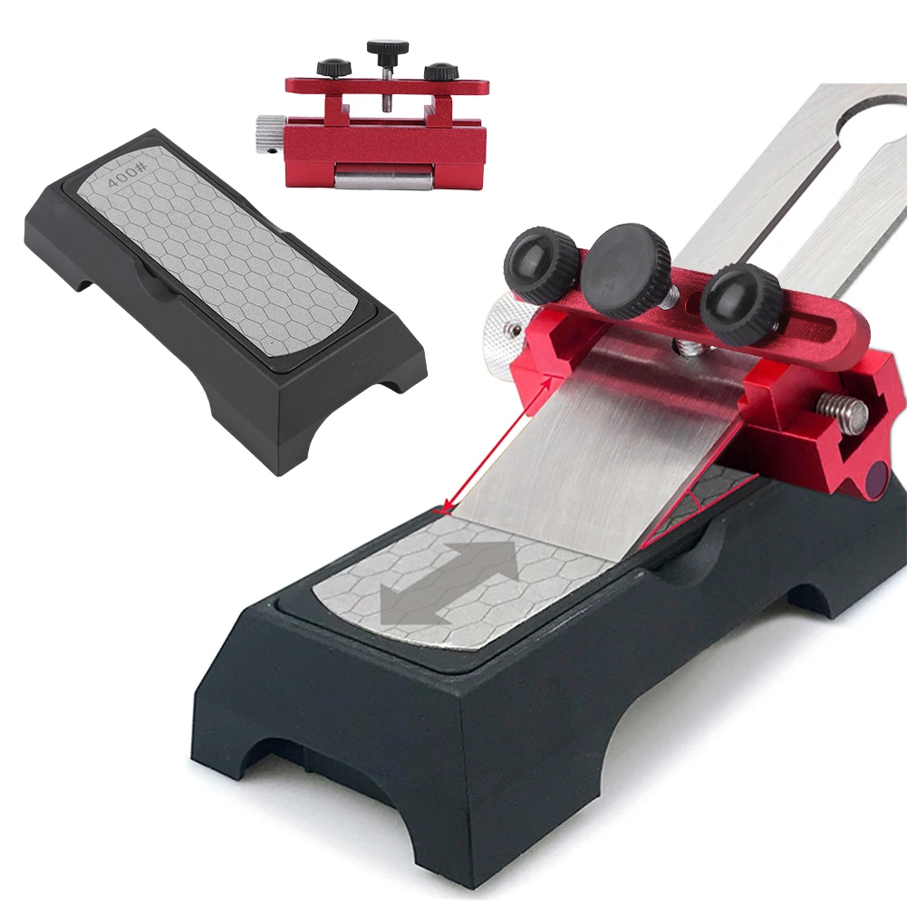 Honing Guide System Wear Resist Edge Sharpening Tool 400/1000 Grit Blade Sharpening Holder Kit for Knives Chisels Short Planes
Honing Guide System Wear Resist Edge Sharpening Tool 400/1000 Grit Blade Sharpening Holder Kit for Knives Chisels Short Planes